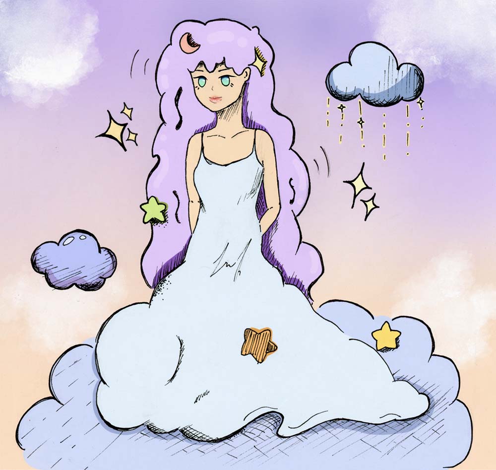 Inktober – Dream (colored)